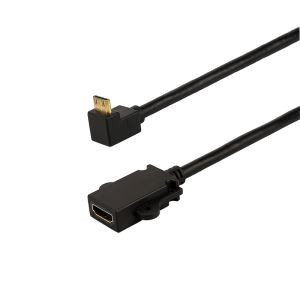 90 stupňů HDMI 1.4 Nástěnný čelní panel panel kabel