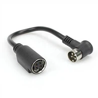90 stupňů Mini Din 4 Pin Samec na samice napájecí kabel